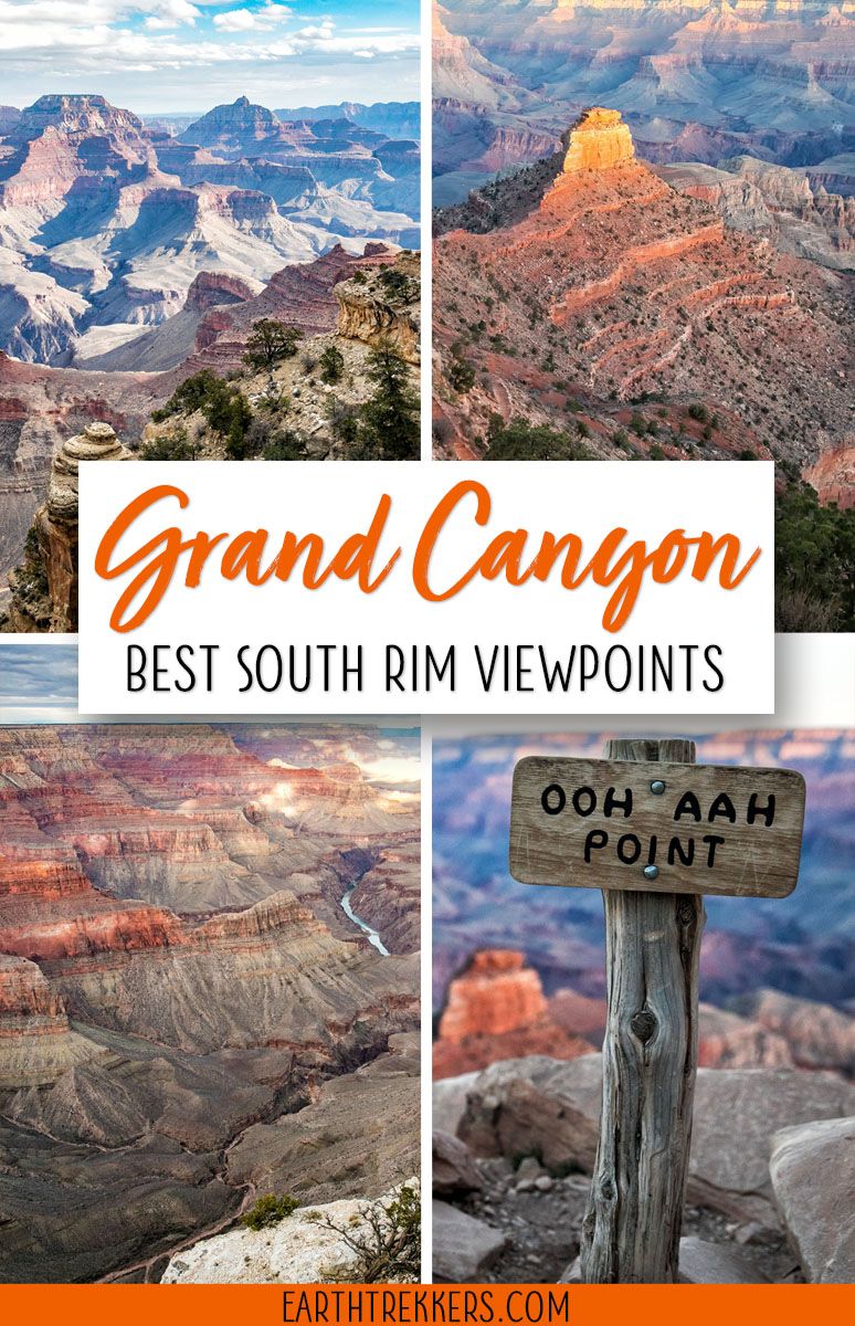 Best Views Grand Canyon South Rim