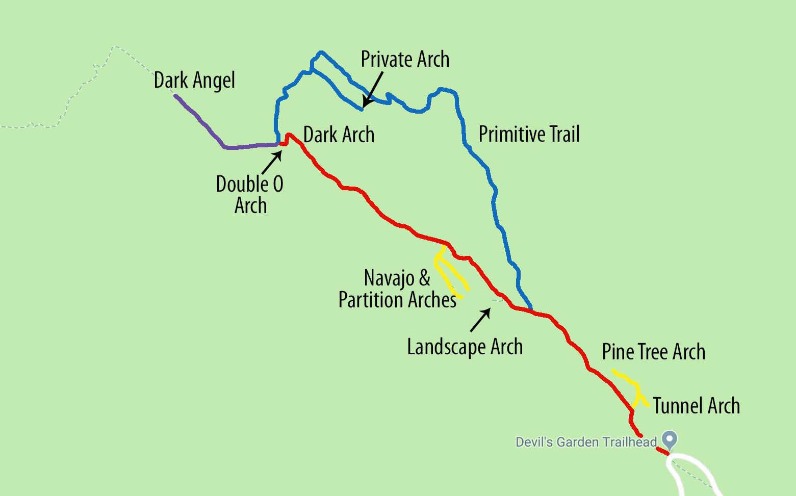 Devils Garden Trail Map Devils Garden Trail: The Best Hike In Arches National Park – United States  – Earth Trekkers