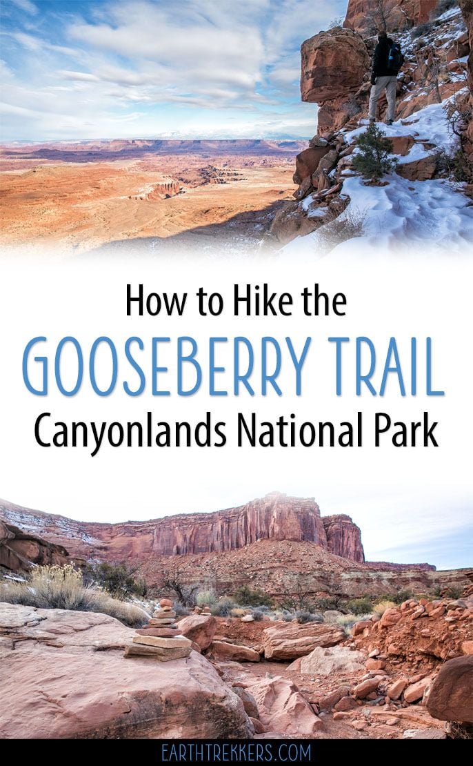 Hike Gooseberry Trail in Canyonlands