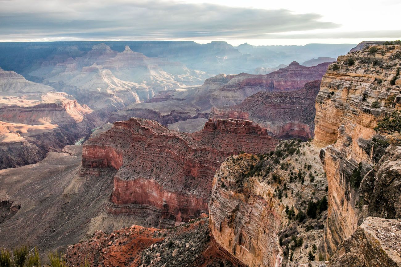 Hopi Point Grand Canyon South Rim viewpoints
