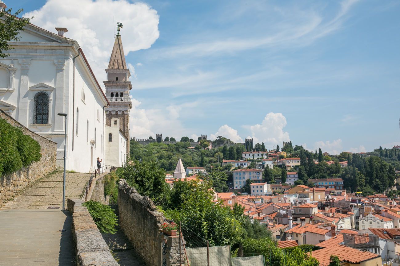 Piran Church and Bell Tower