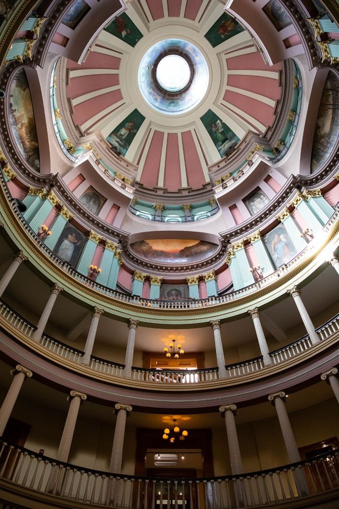 Inside the Old Courthouse