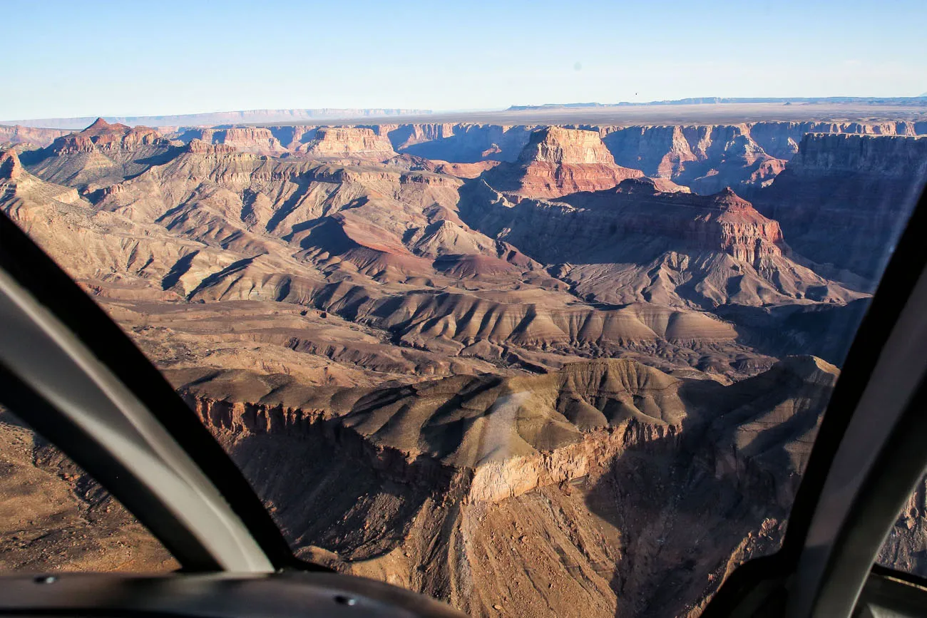 Helicopter View Grand Canyon