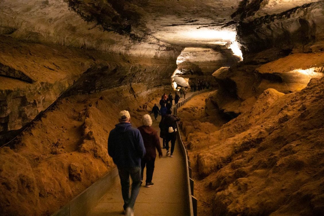 mammoth cave crawling tour