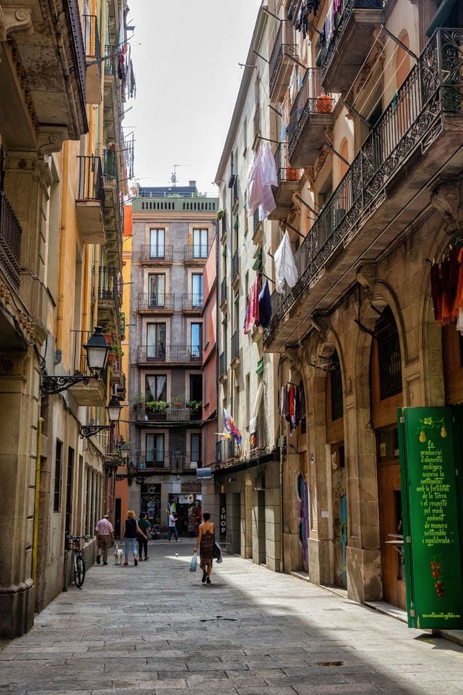 In the Gothic Quarter 3 days in Barcelona itinerary