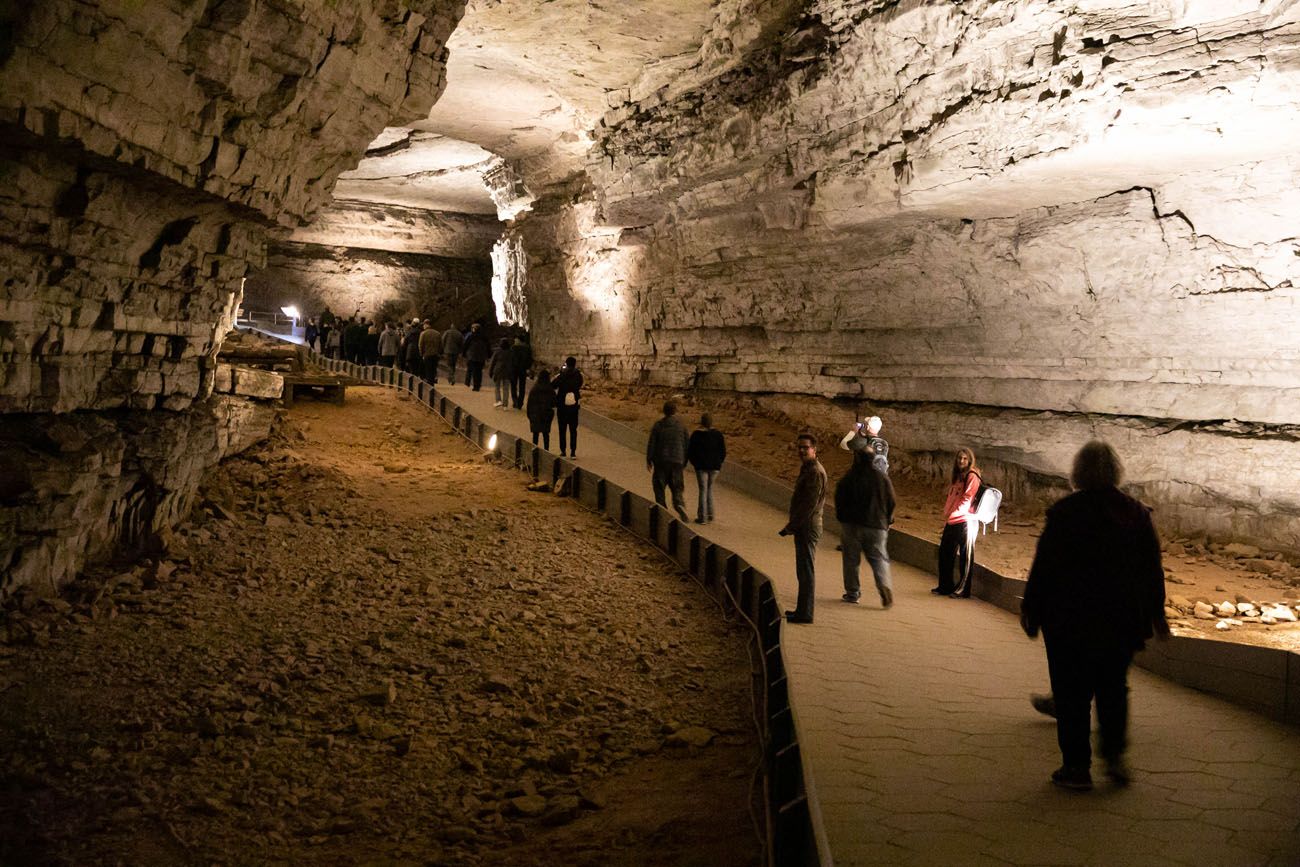 people having fun cave tours