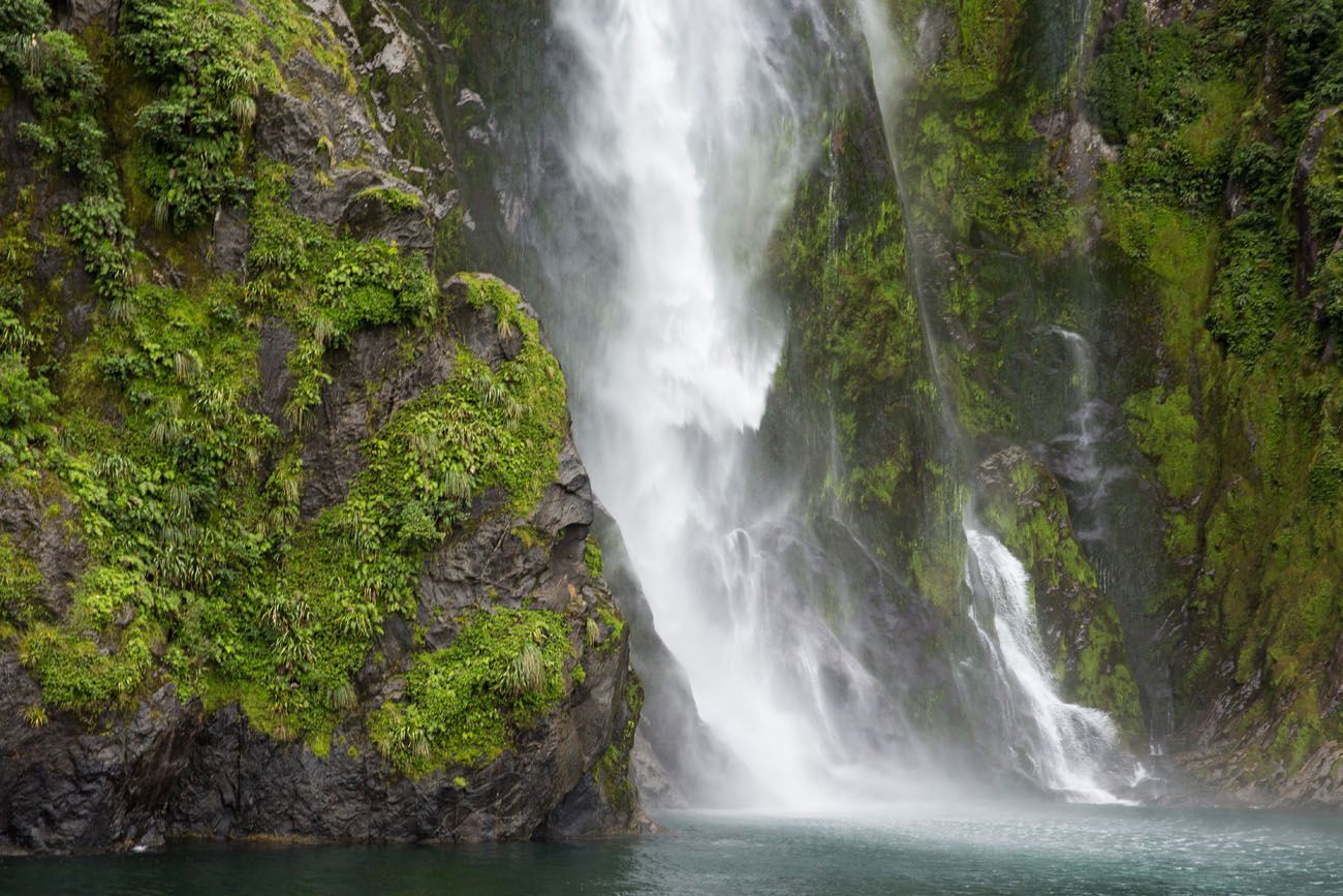 Milford Sound Waterfall | 3 Week New Zealand Itinerary