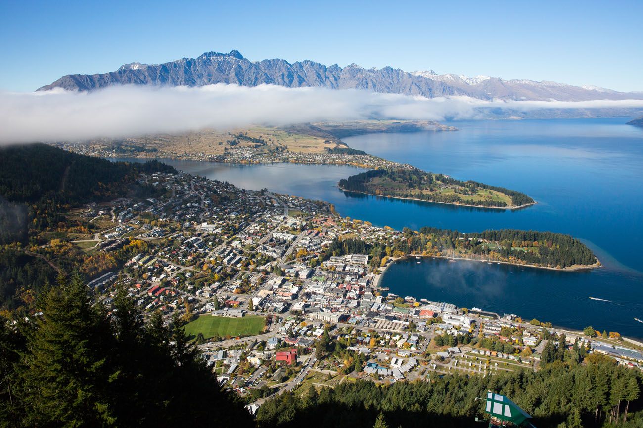 Город Queenstown новая Зеландия