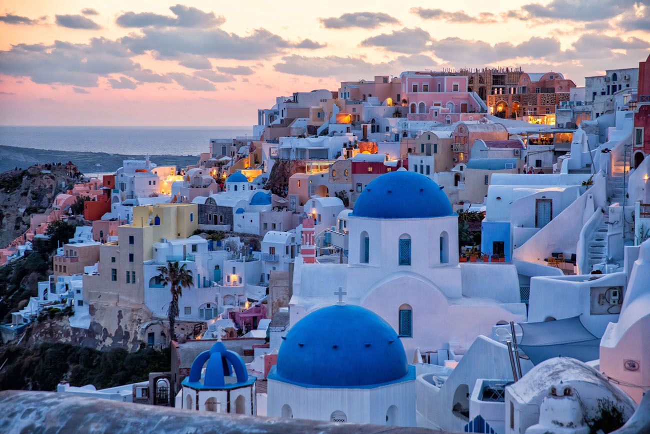 santorini sunset