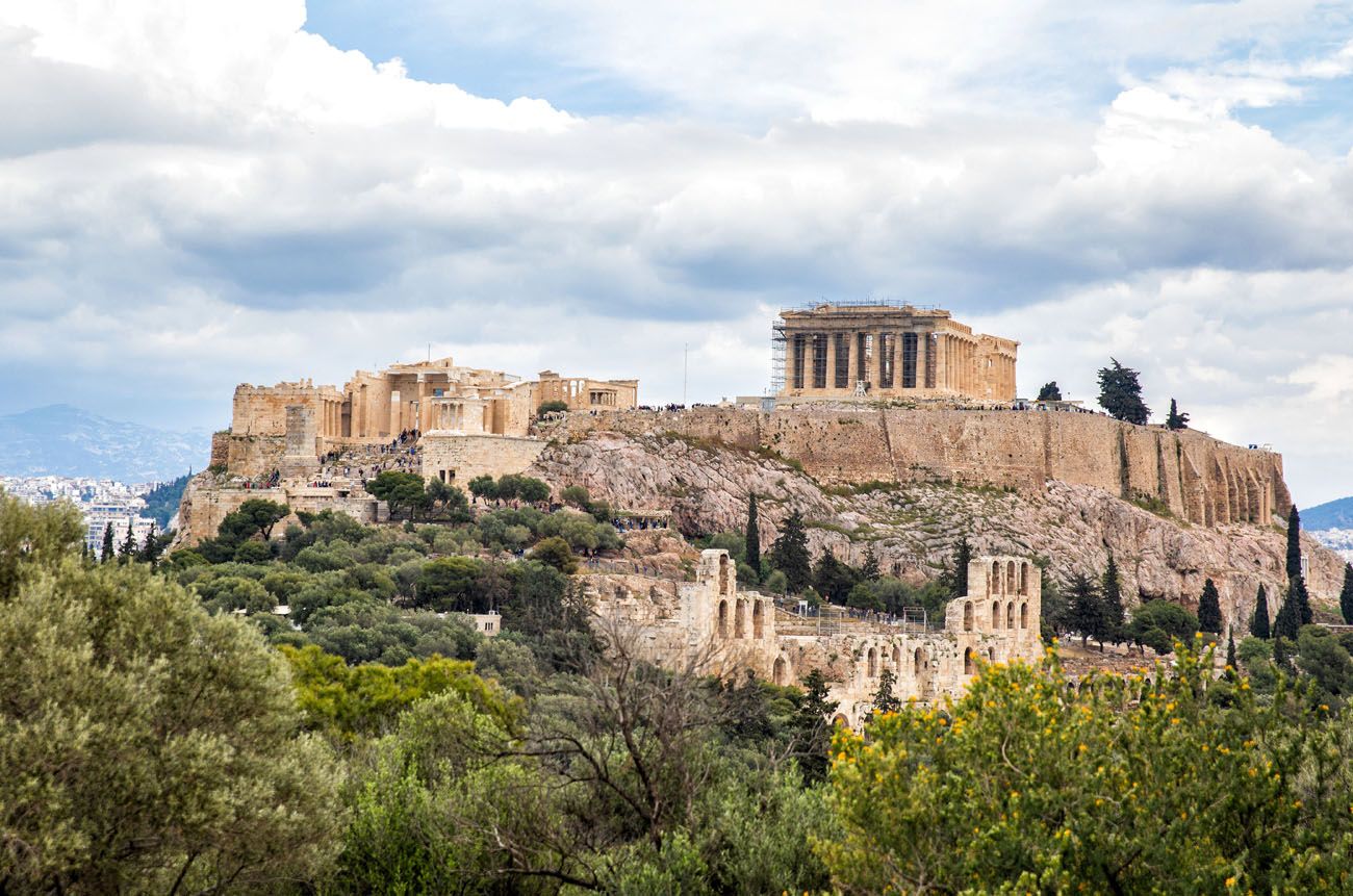 Best View of Acropolis Greece itinerary