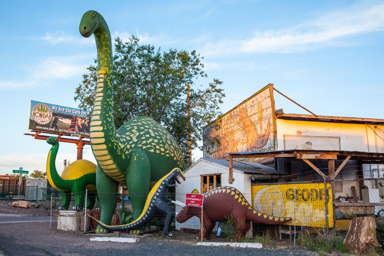 Dinosaurs on Route 66