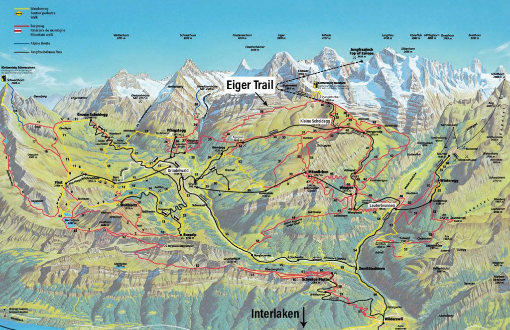 How to Hike the Eiger Trail in the Bernese Oberland, Switzerland ...