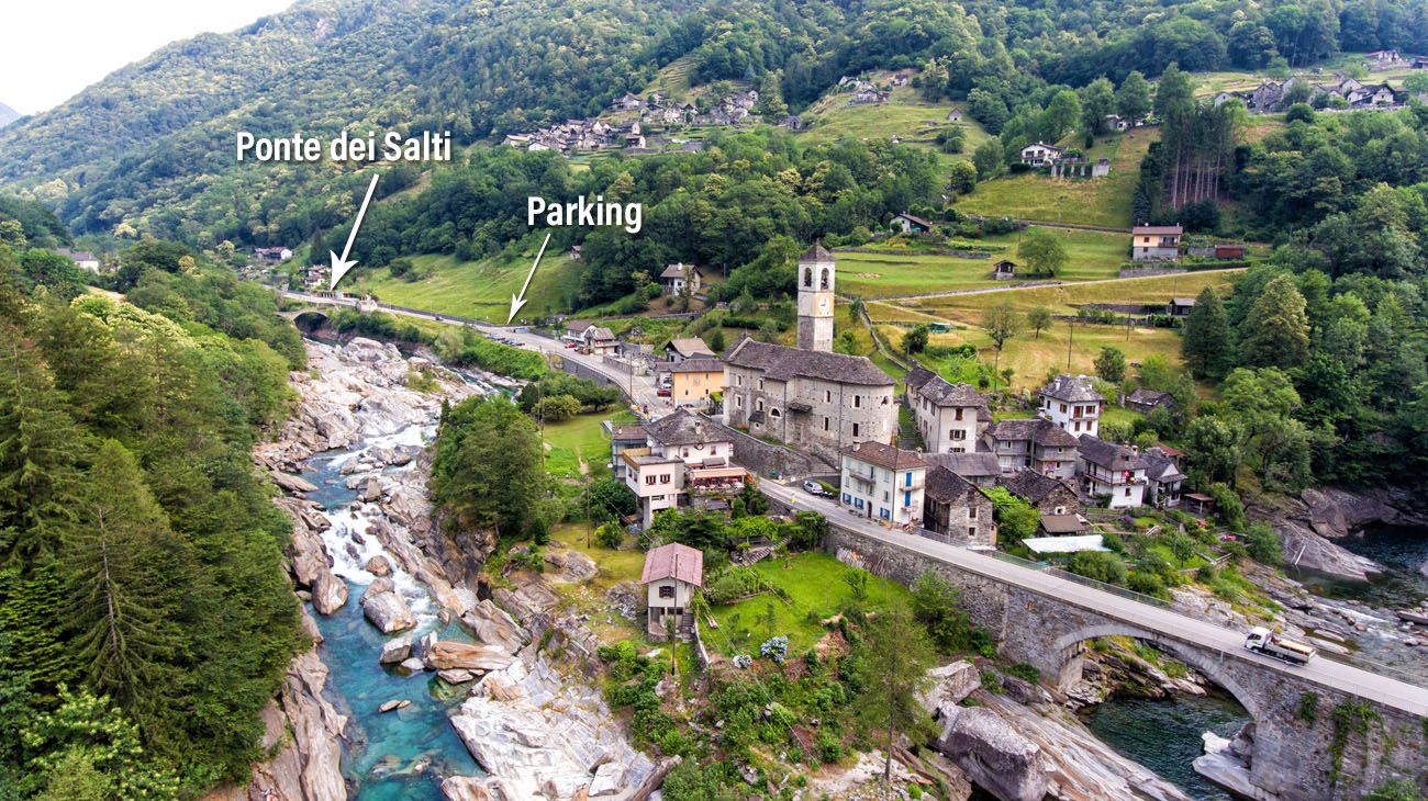 Where to Park in Lavertezzo