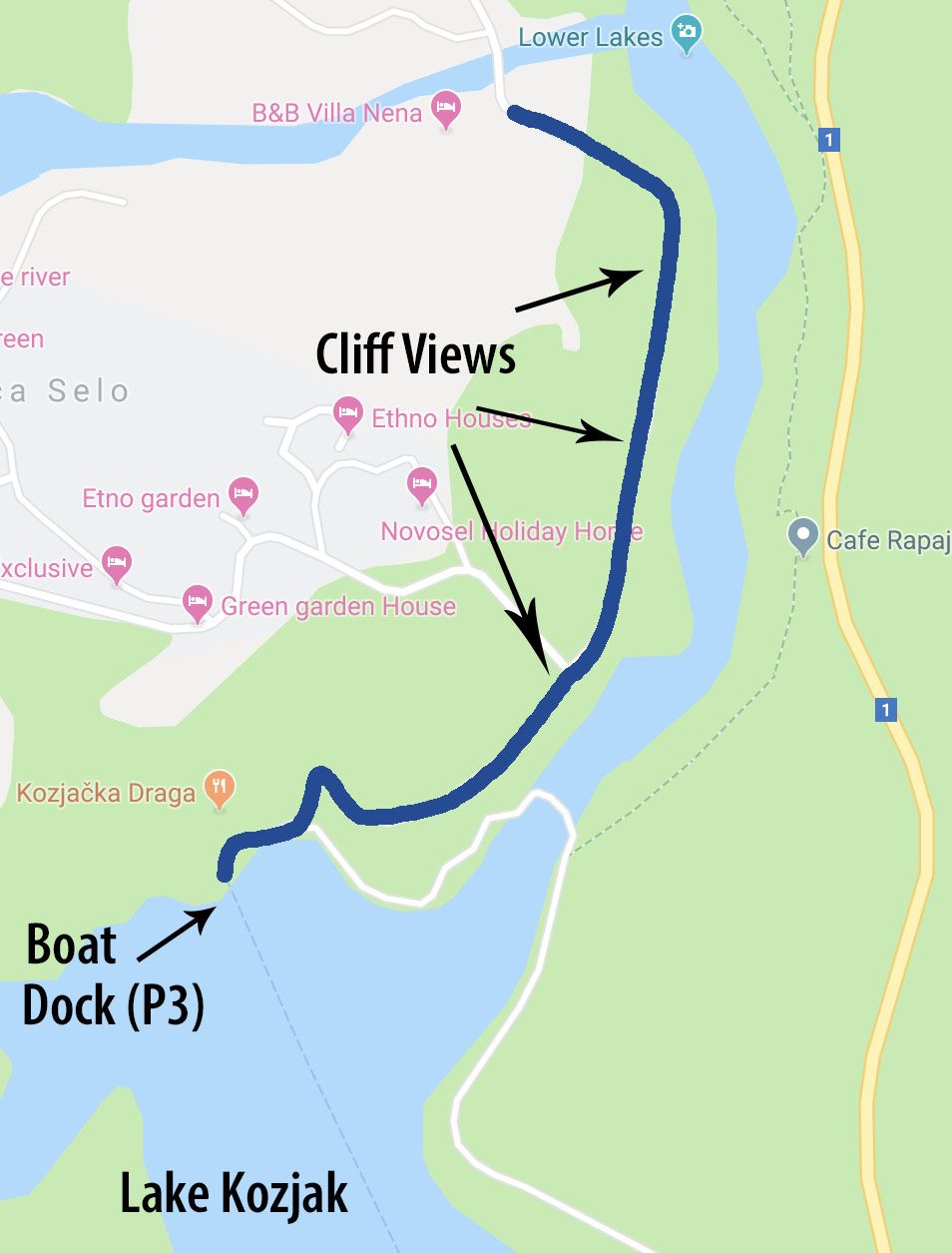 Cliff Views Map