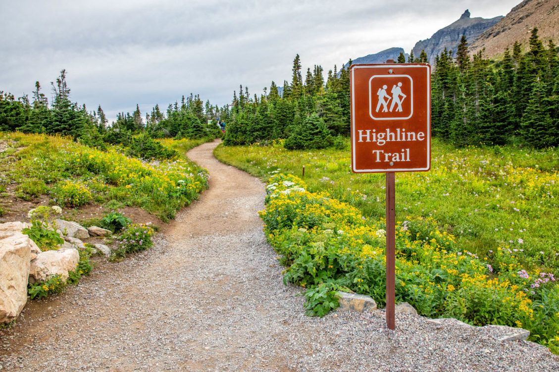 Highline Trail Logan Pass to the Loop, Glacier National Park Earth