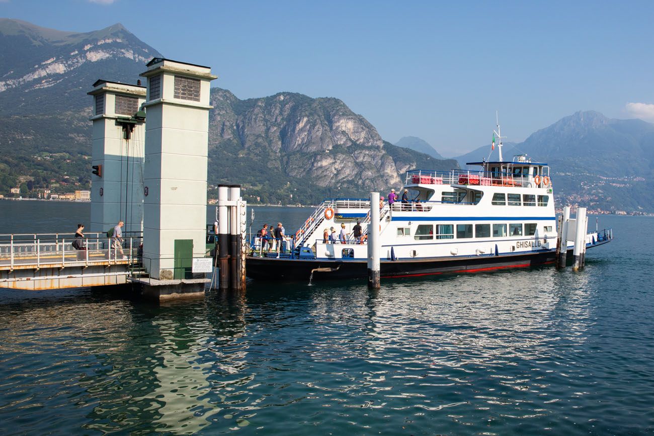Lake Como Ferry day trip to Lake Como