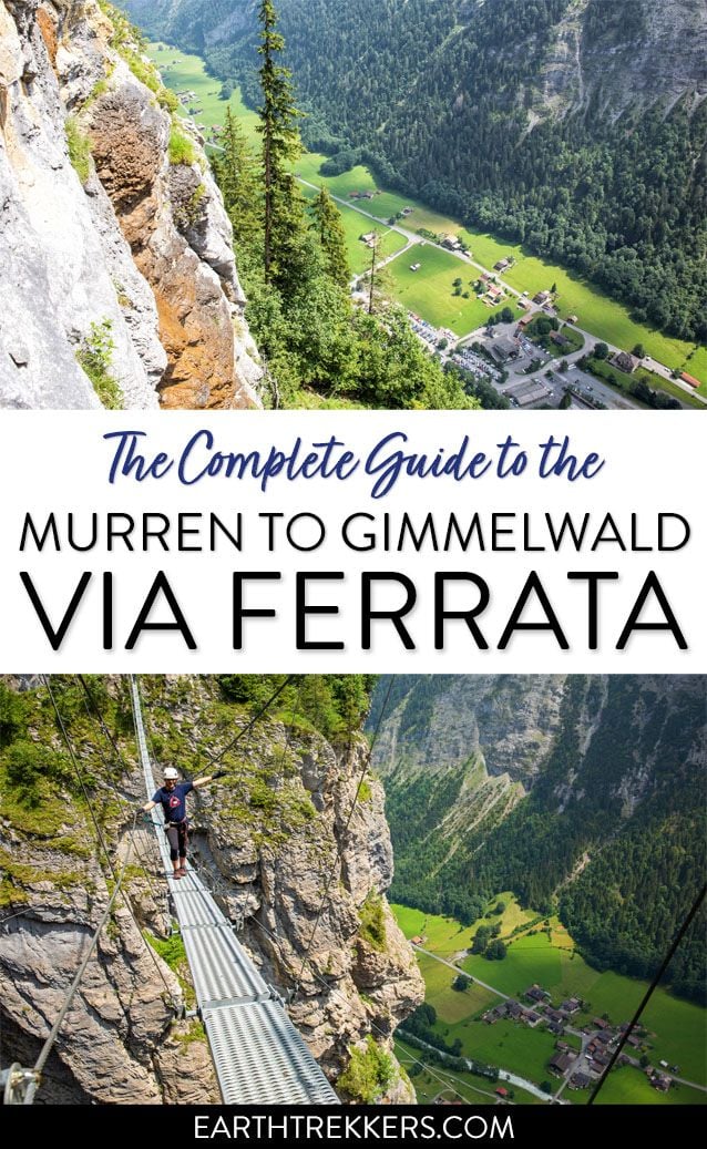 Via Ferrata Murren to Gimmelwald Switzerland