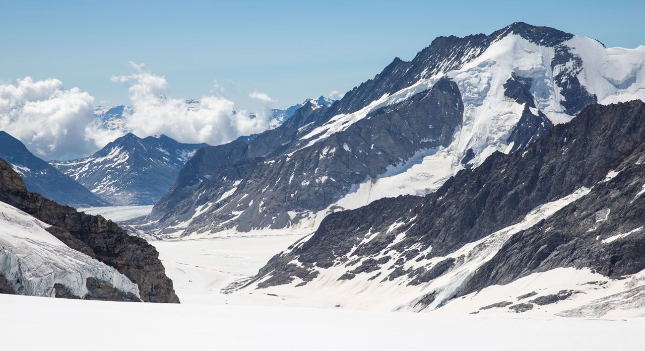Aletsch Glacier from the Trail Jungfraujoch