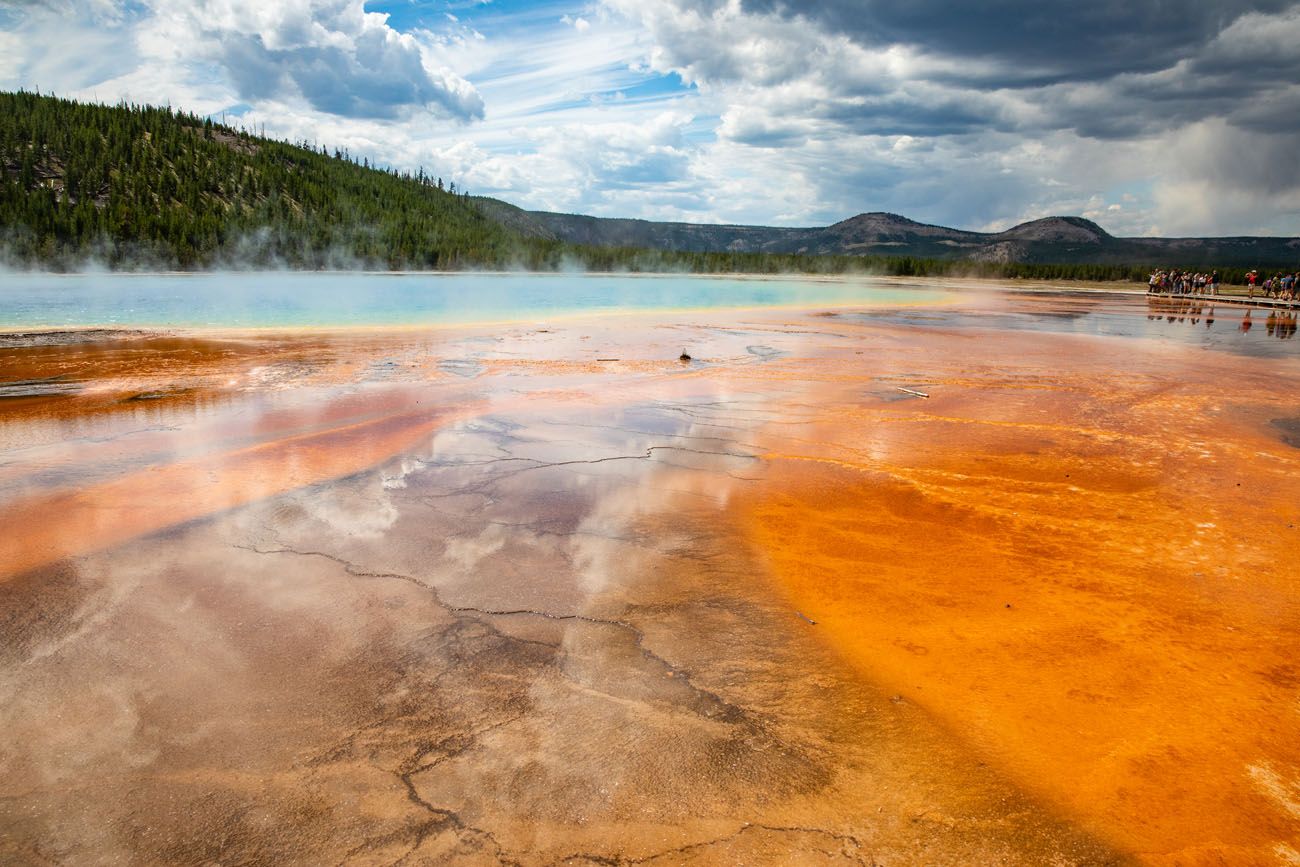 Grand Prismatic Spring Close Up best things to do in Yellowstone