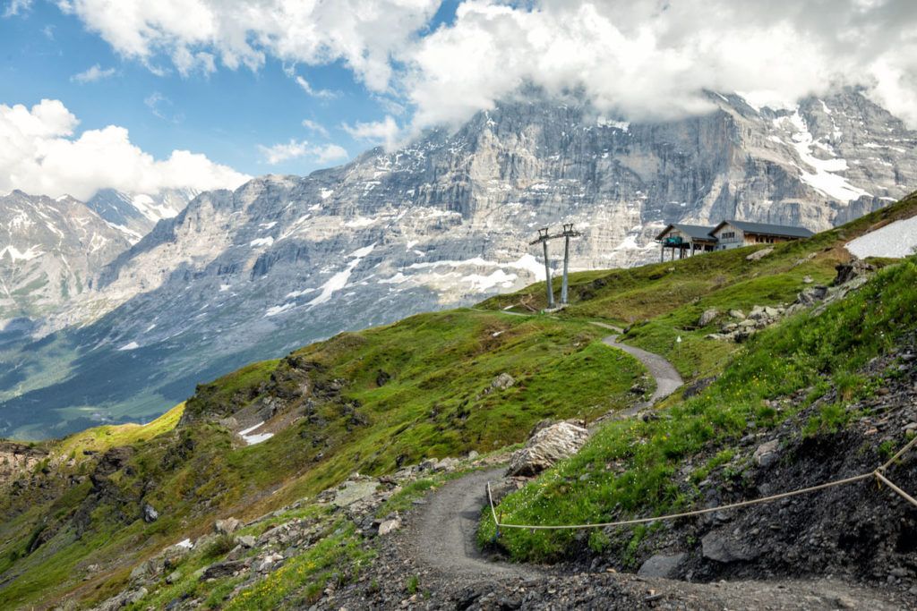 Walking From Männlichen To Kleine Scheidegg On The Panorama Trail ...