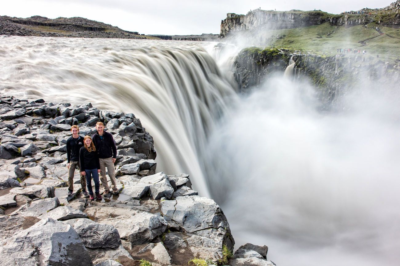 Photographing Dettifoss