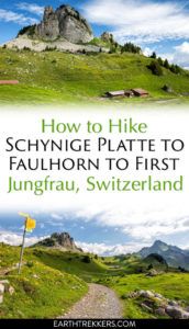 Hike Switzerland Schynige Platte Faulhorn First