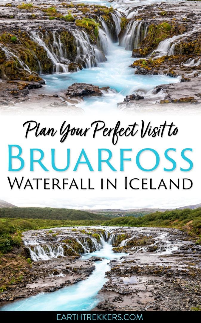 Iceland Bruarfoss Waterfall