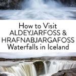 Iceland Waterfalls Aldeyjarfoss Hrafnabjargafoss