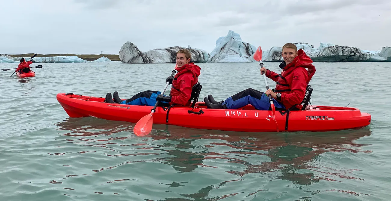 Kayaking Iceland