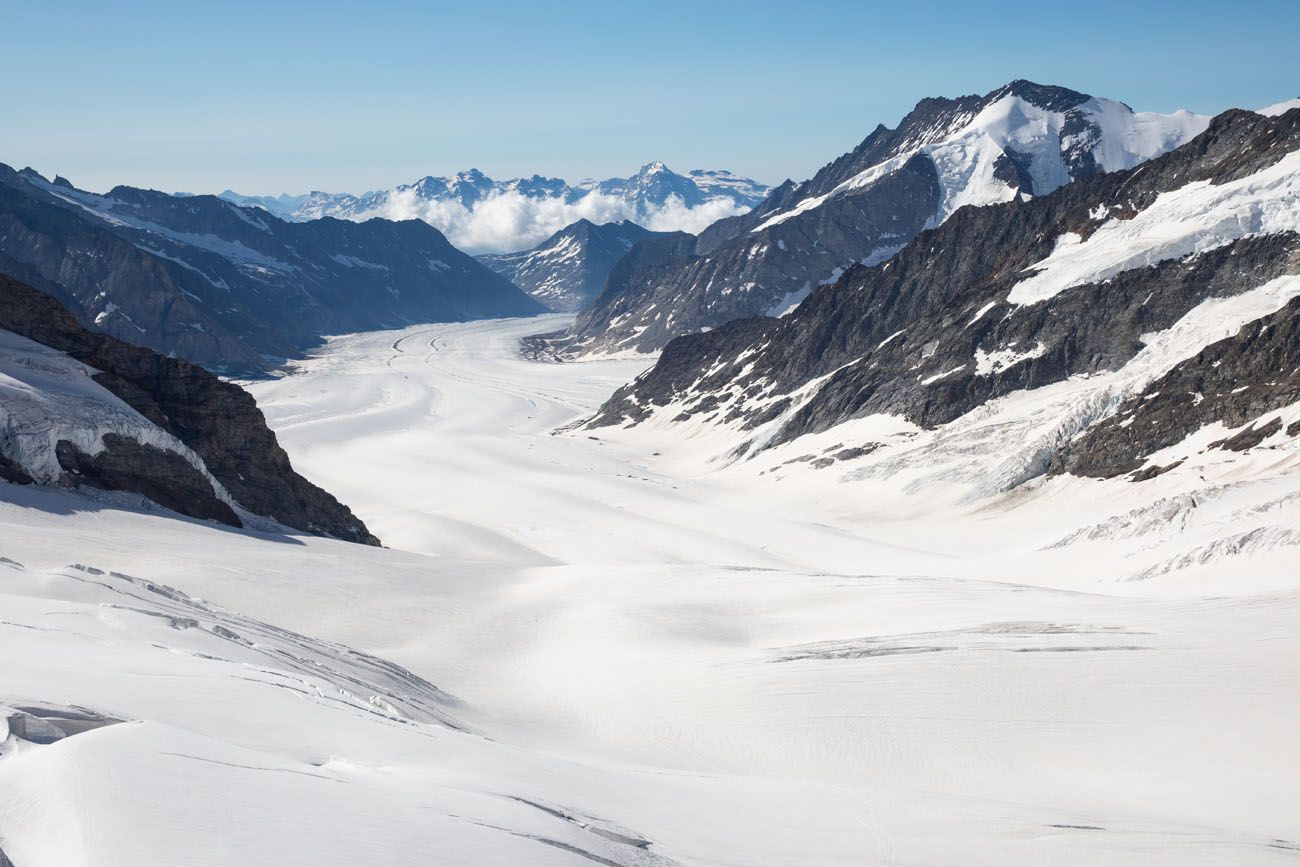Aletsch Glacier Jungfraujoch or Schilthorn