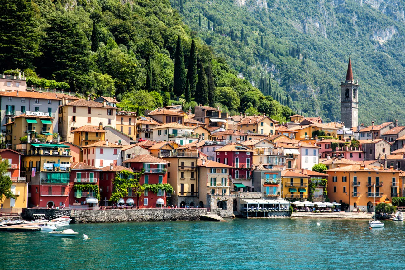 Varenna Italy photo taken from the ferry