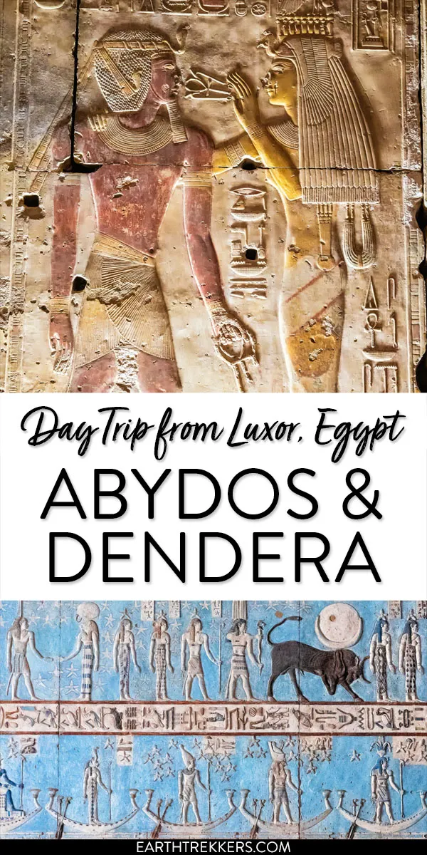 Day trip to Dendera and Abydos from Luxor, Egypt.