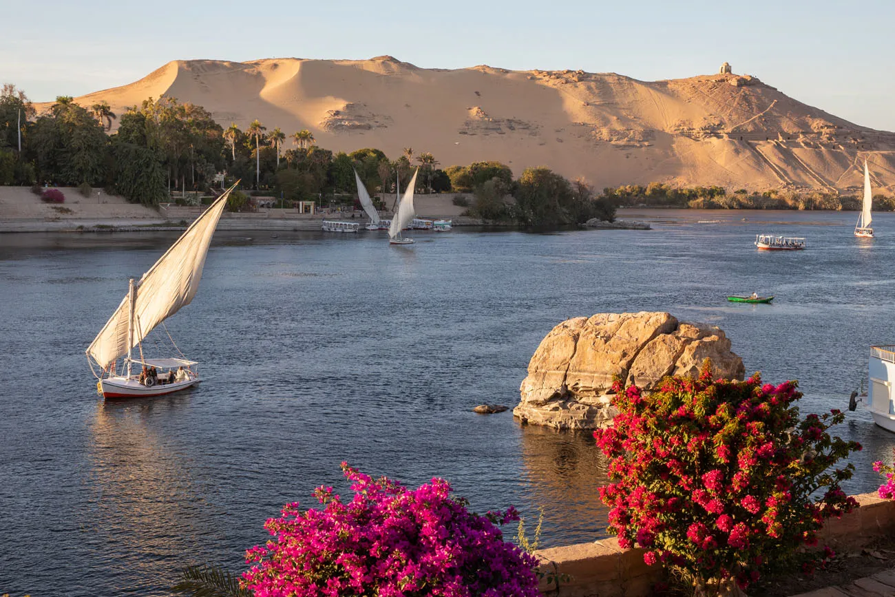 Feluccas in Aswan