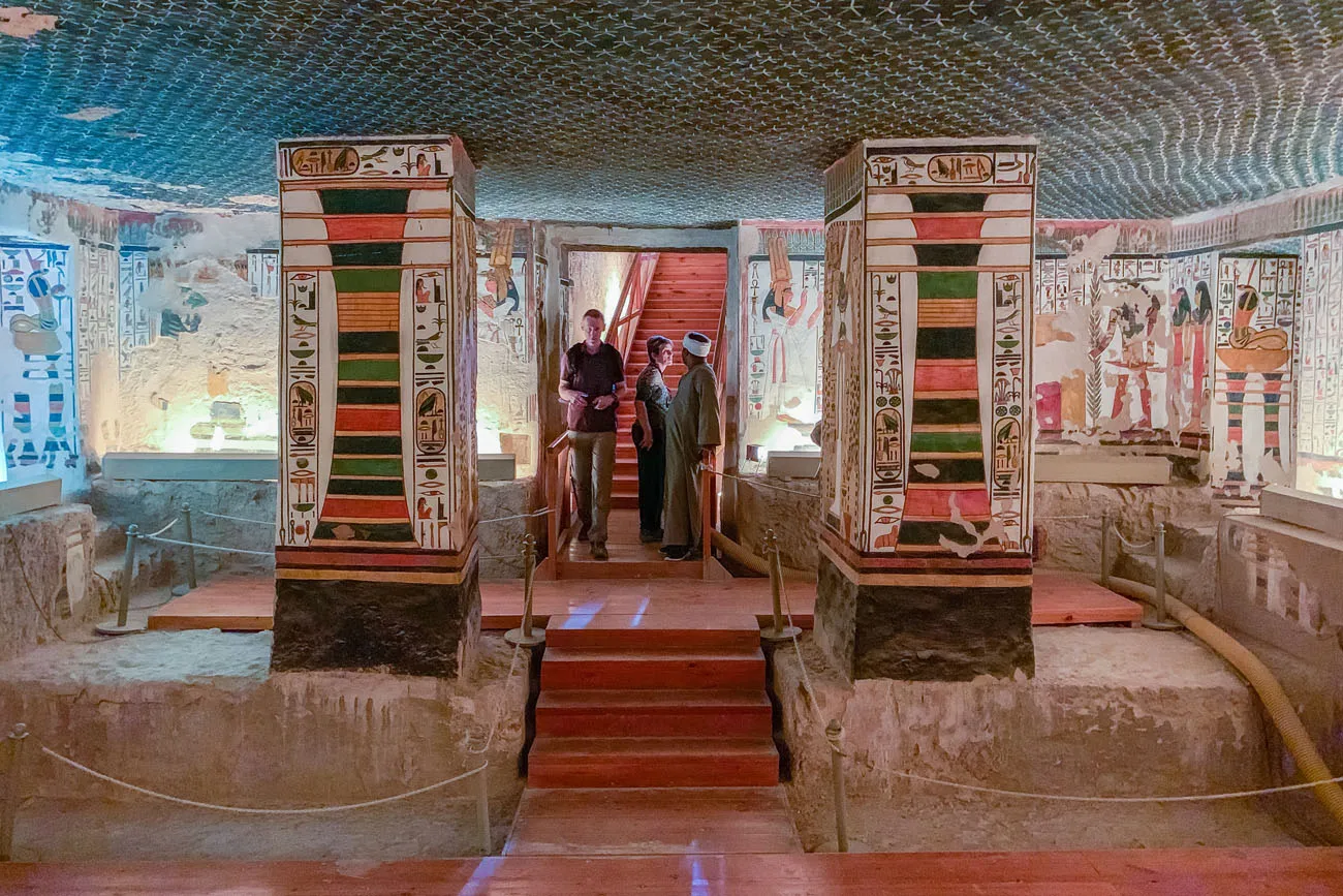 Inside Nefertari Tomb