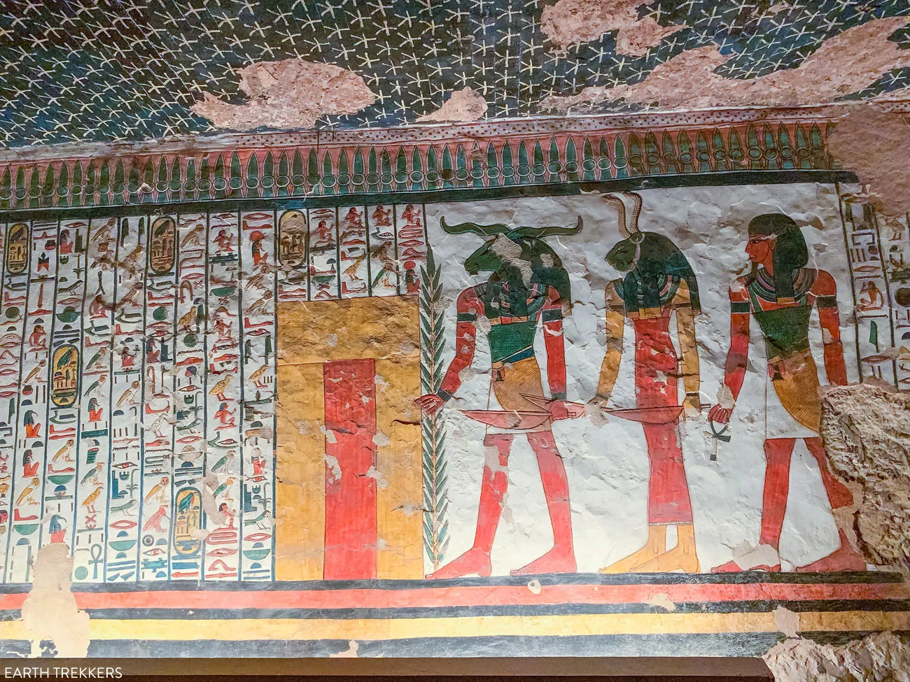 Khnoum in Nefertari Tomb