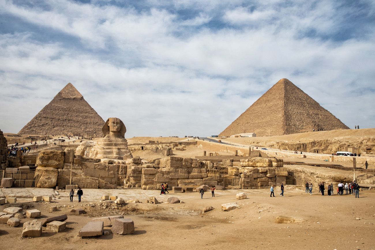 Pyramids and the Sphinx