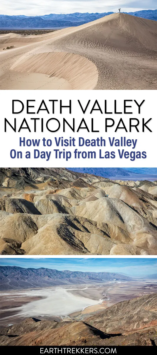 Plan the perfect day trip to Death Valley from Las Vegas. Visit Dante's Point, Zabriskie Point, Badwater Basin, and more.
