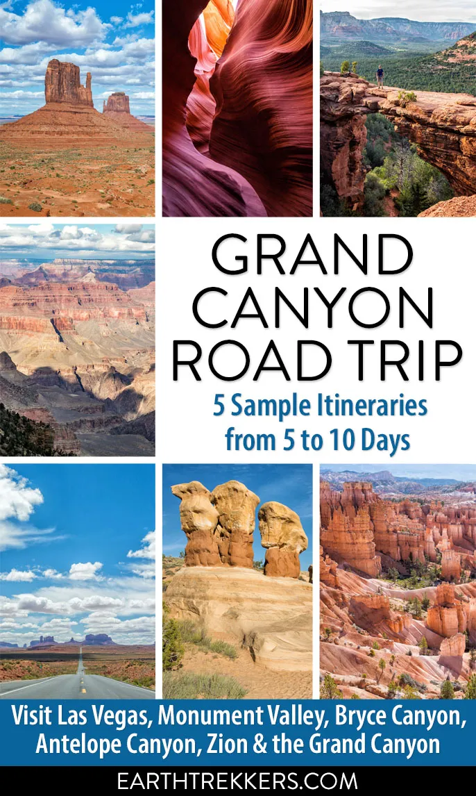 Grand Canyon Itinerary and Road Trip Ideas. Plan your road trip from Las Vegas to the Grand Canyon.