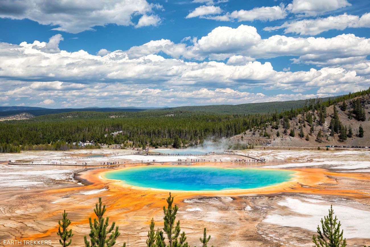 Grand Prismatic Spring Yellowstone Itinerary