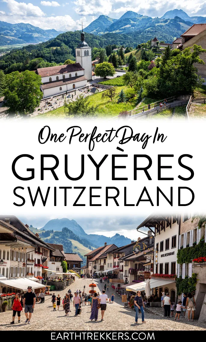 One perfect day in Gruyères, Switzerland: best things to do, how to get here, and how to visit Gruyères on a day trip.