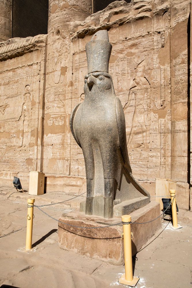 Statue of Horus in Edfu
