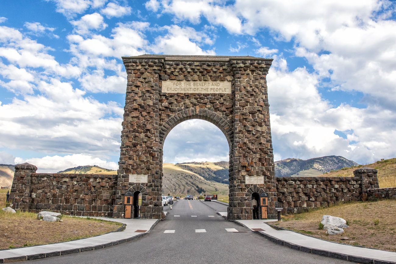 Yellowstone Entrance Gate