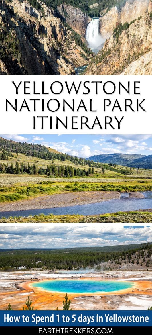 Yellowstone National Park Itinerary