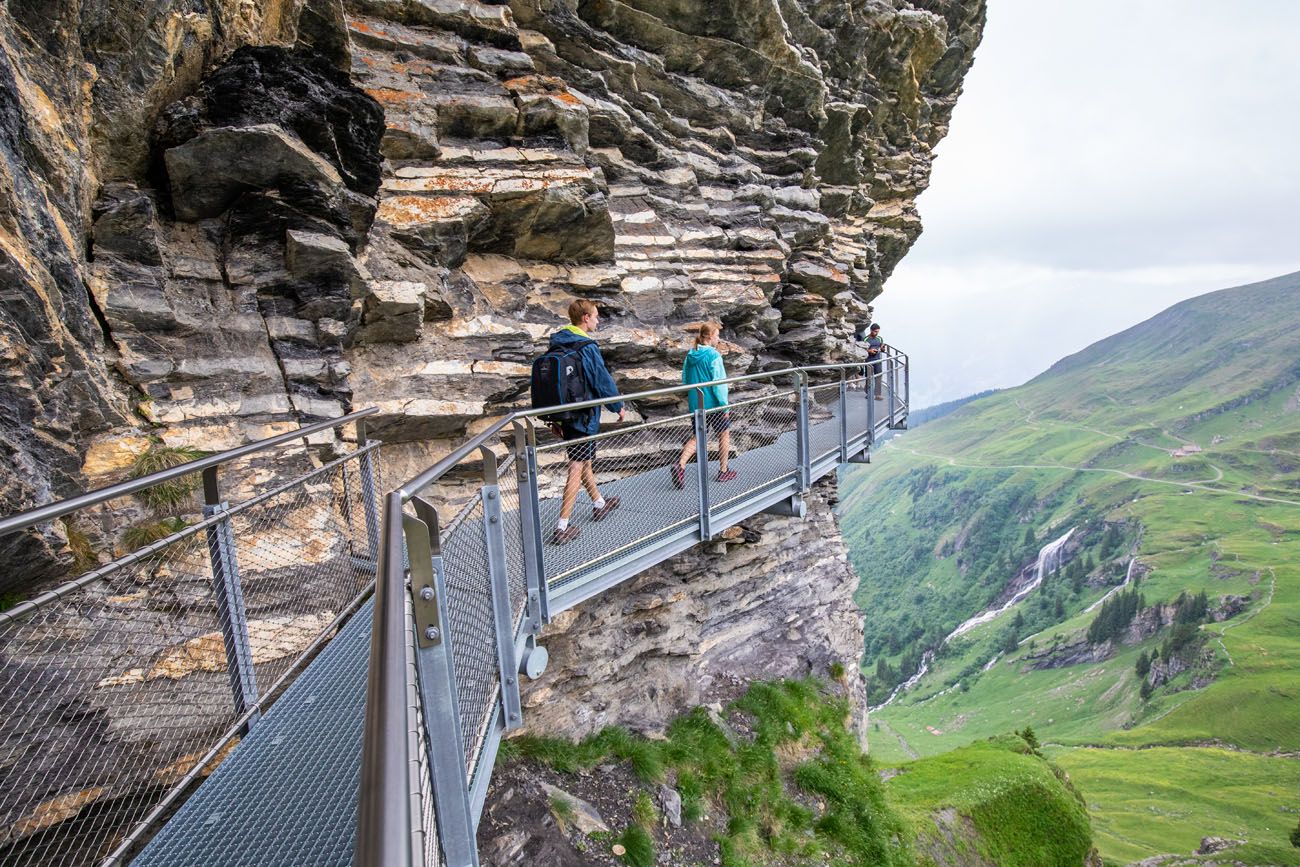 First Cliff Walk best hikes in the Bernese Oberland