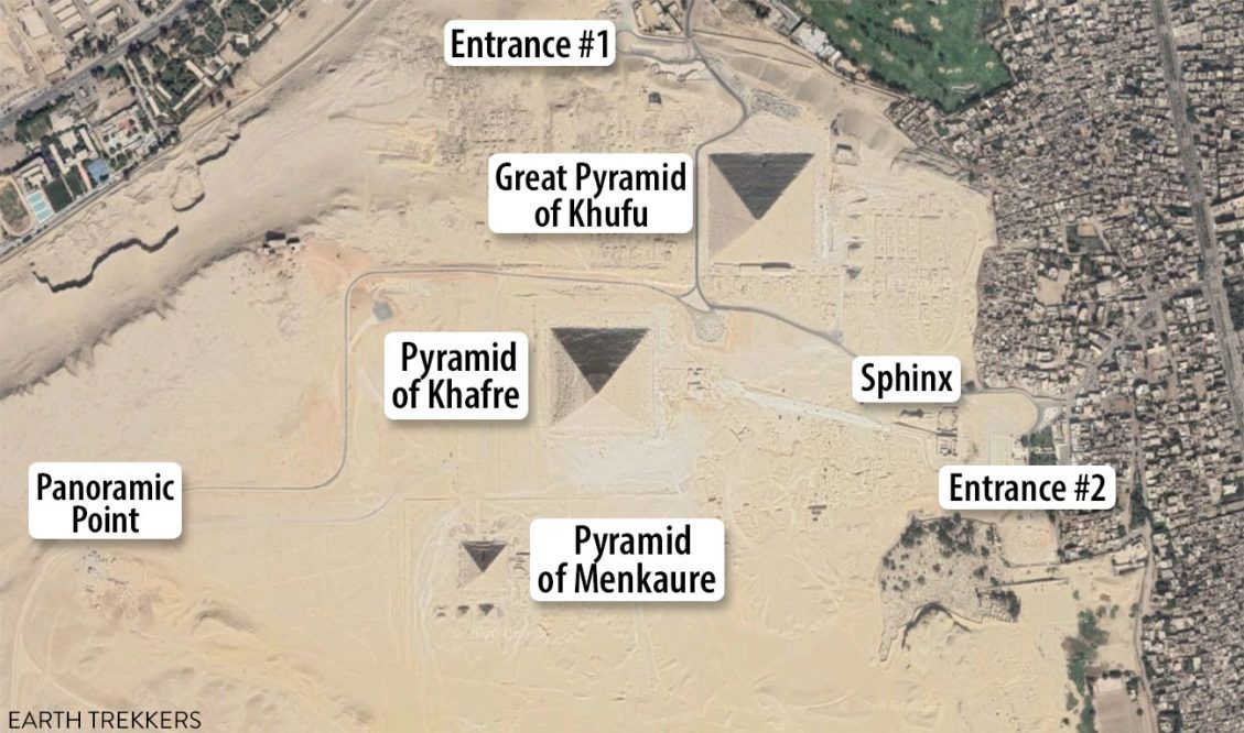 Pyramids Of Giza The Complete Guide For First Time Visitors Earth   Map Of The Pyramids Of Giza 1129x666 .optimal 