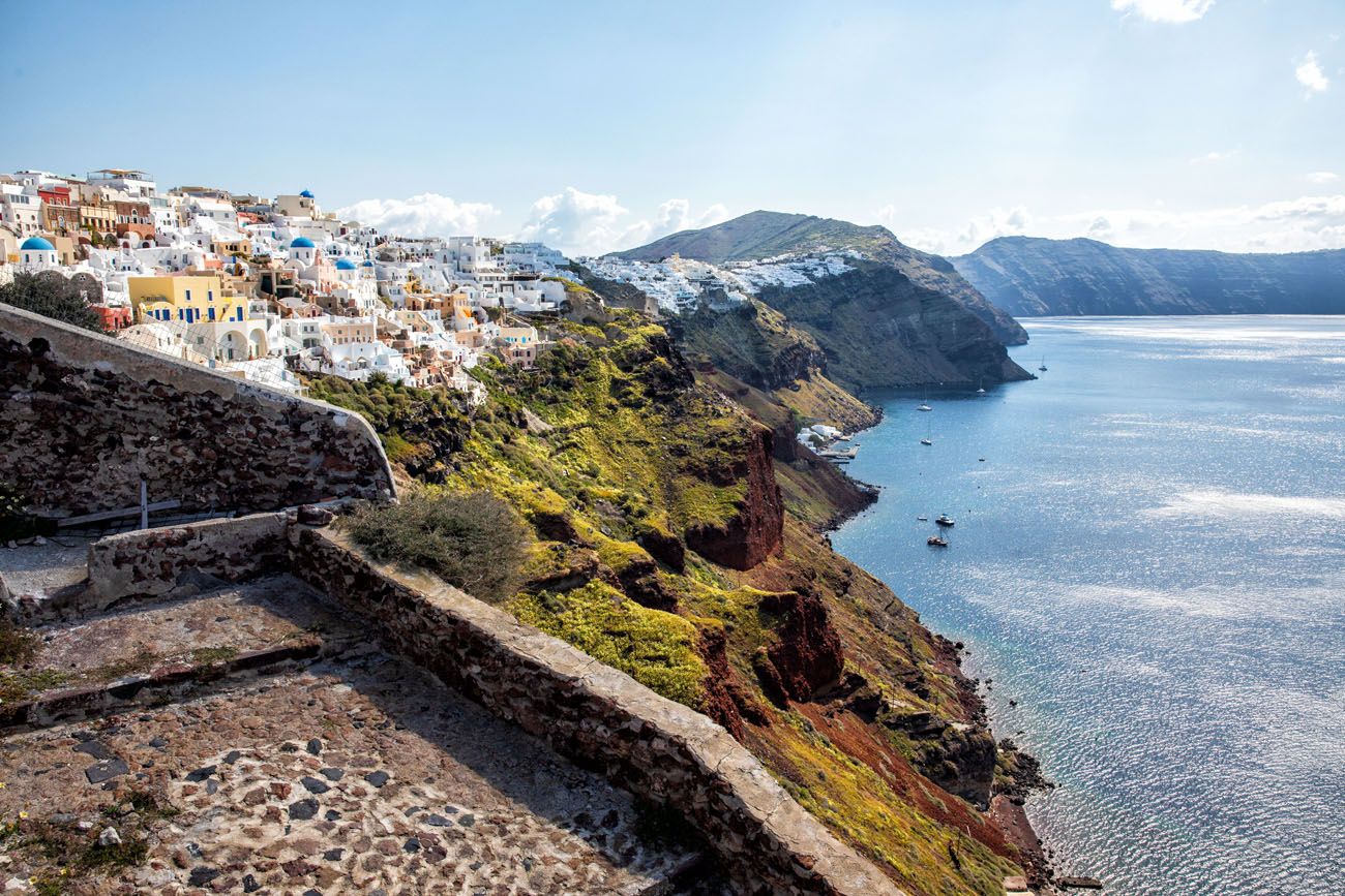 Oia and Cliffs | Where to Stay in Santorini