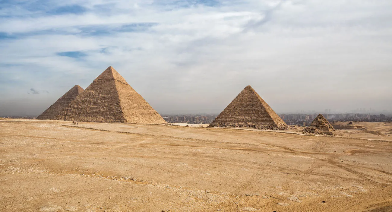 Panoramic Point Egypt Pyramids