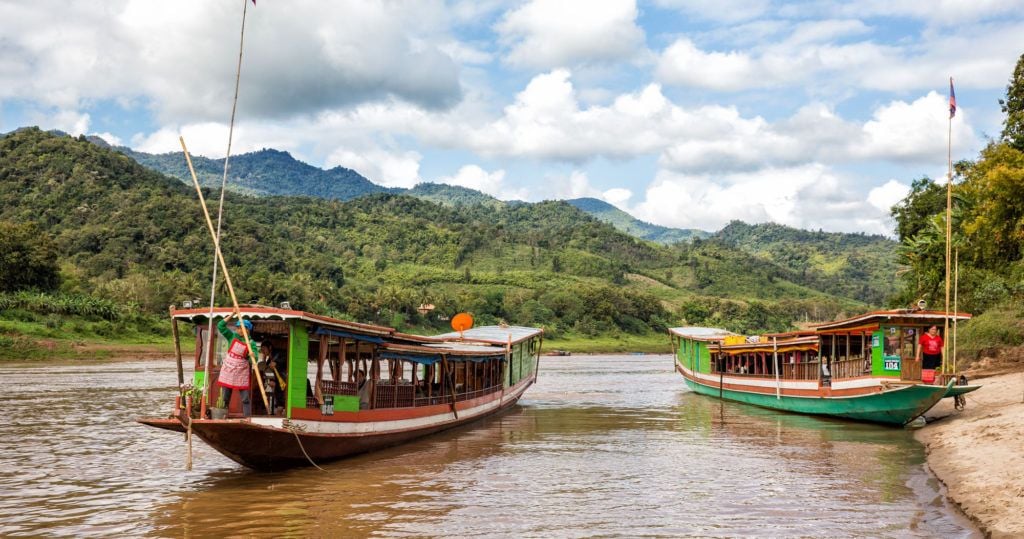 Mekong River Laos Slow Boat