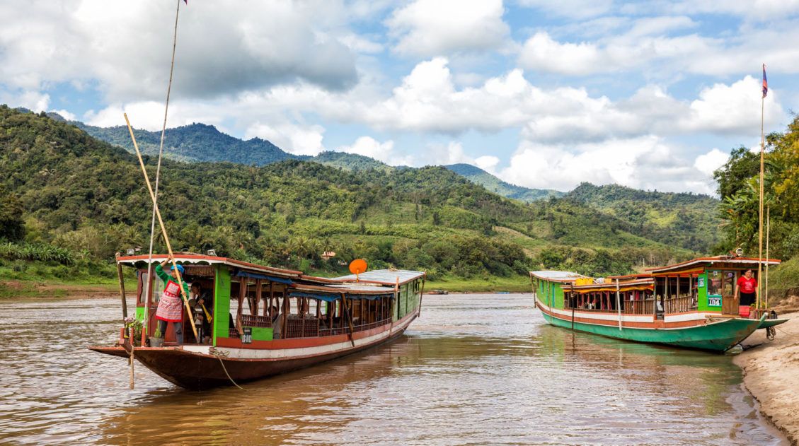Mekong River Laos Slow Boat