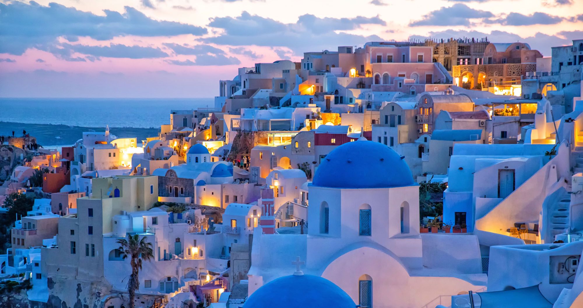 santorini sunset